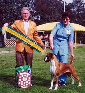 Ch.Thasrite Melodrama winning Best in Show